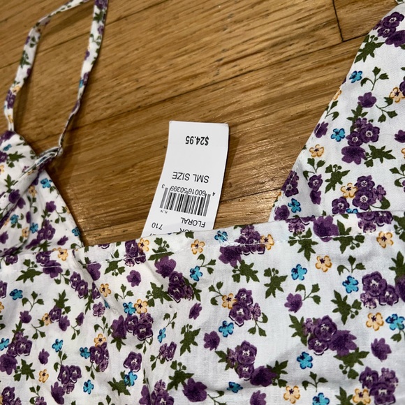 PacSun Floral Crop Top - Picture 4 of 4